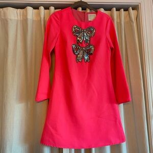 SAIL TO SABLE BOW MINI DRESS - PINK - XXS - NWOT